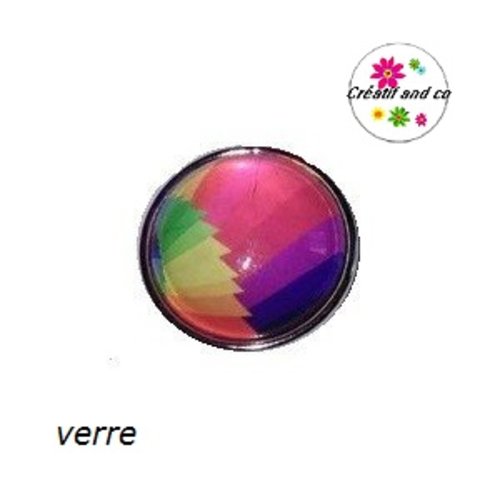 Bouton pression coloré