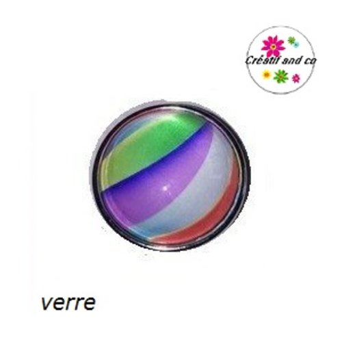 Bouton pression coloré