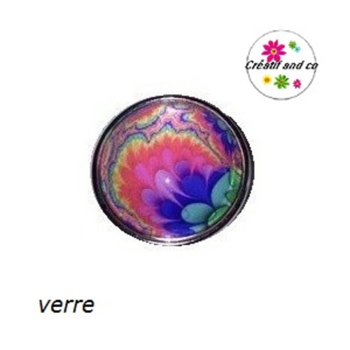 Bouton pression coloré