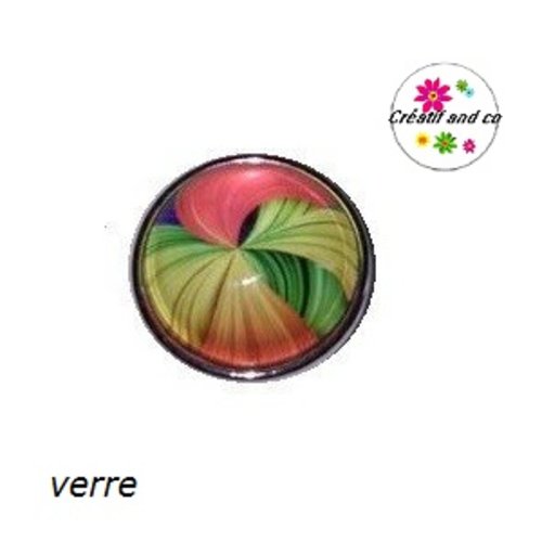 Bouton pression coloré