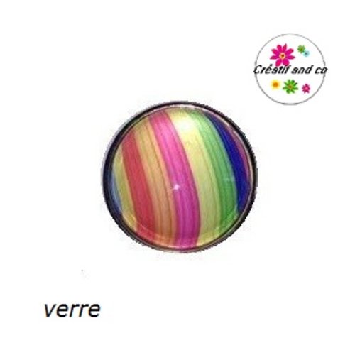 Bouton pression coloré