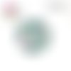 X2 cabochons fleuris 12mm