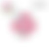 X2 cabochons fleuris 12mm