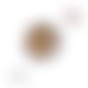 Bouton pression fleur