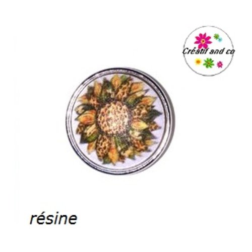 Bouton pression fleur