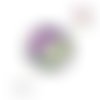 Bouton pression à motif