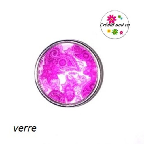 Bouton pression à motif