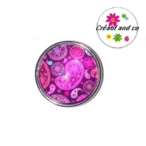 Bouton pression à motif