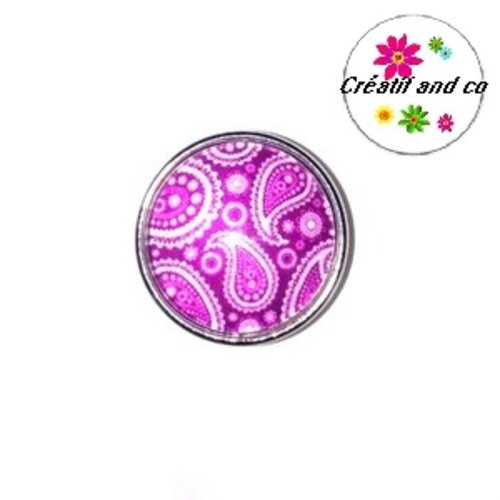 Bouton pression à motif