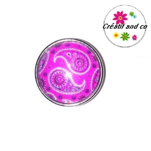 Bouton pression à motif