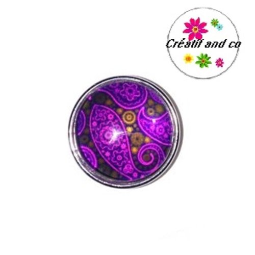 Bouton pression à motif