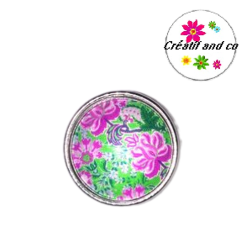 Bouton pression à motif