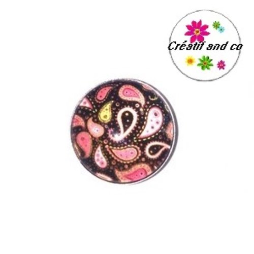 Bouton pression à motif