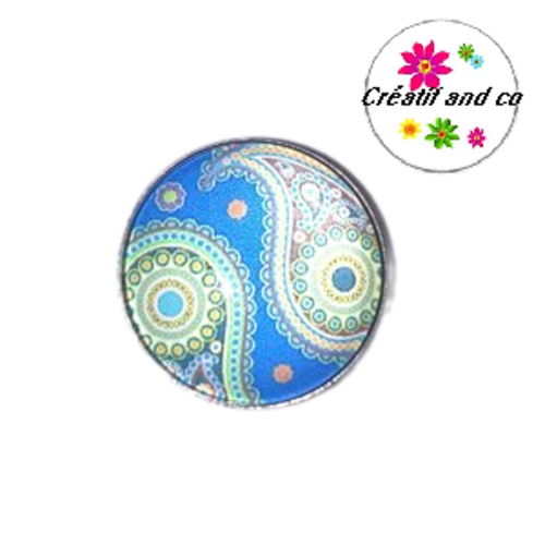 Bouton pression à motif