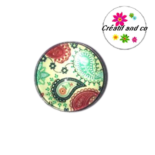 Bouton pression à motif
