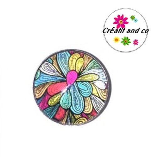 Bouton pression à motif