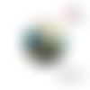 X2 cabochons abstrait 16mm