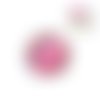 Bouton pression tourbillon de fuchsia