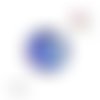 Bouton pression tourbillon de bleu