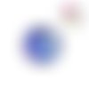 Bouton pression tourbillon de bleu