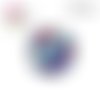 X2 cabochons fleuris 12mm