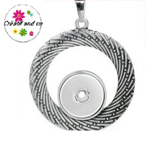 Grand pendentif  pour bouton pression