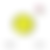 Bouton pression jaune résine