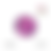 Bouton pression mauve résine
