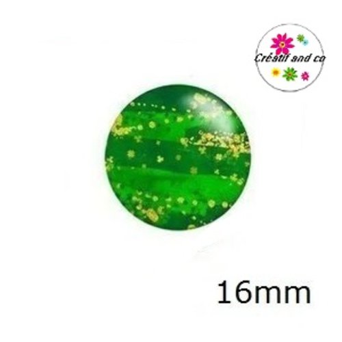 X2 cabochons à motif 16mm