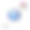 Bouton pression bleu 12mm