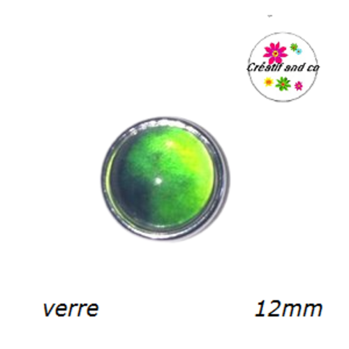 Bouton pression bi-couleur 12mm