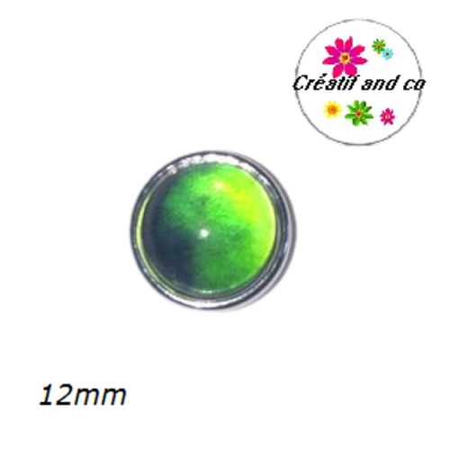 Bouton pression bi-couleur 12mm