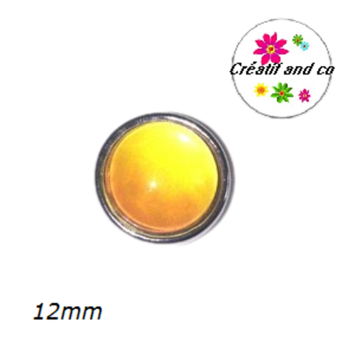 Bouton pression bi-couleur 12mm
