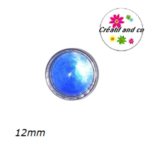 Bouton pression bi-couleur 12mm