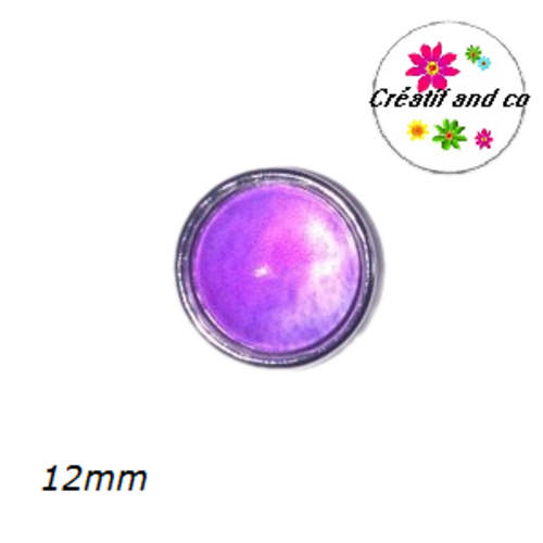 Bouton pression bi-couleur 12mm