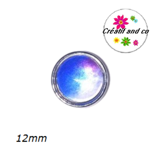 Bouton pression 3 couleurs 12mm