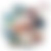 X2 cabochons paysage 16mm