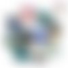 X2 cabochons paysage 16mm