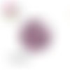 X2 cabochons fleuris 10mm