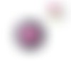 Bouton pression fleuri