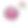 Bouton pression fleuri