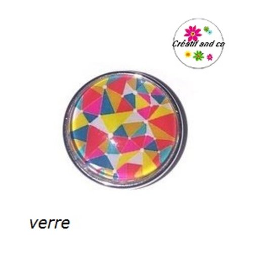 Bouton pression à motif