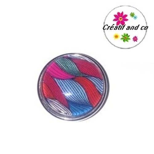 Bouton pression à motif
