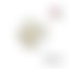 X2 cabochons pâquerettes blanches 16mm