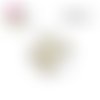 X2 cabochons pâquerettes blanches 16mm