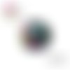 X2 cabochons chat 14mm