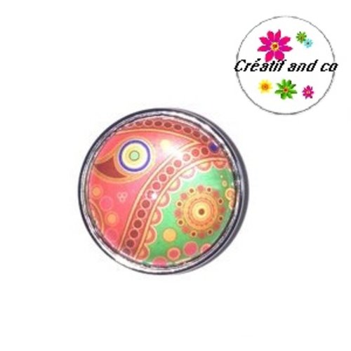 Bouton pression mandala