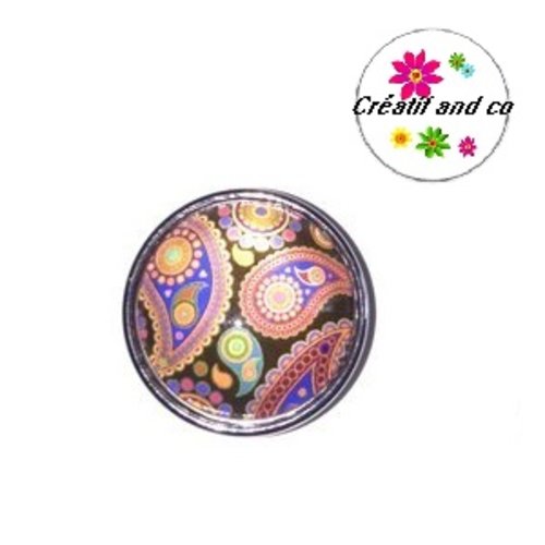 Bouton pression mandala