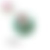 X2 cabochons licorne 10mm