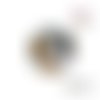 X2 cabochons chat 16mm